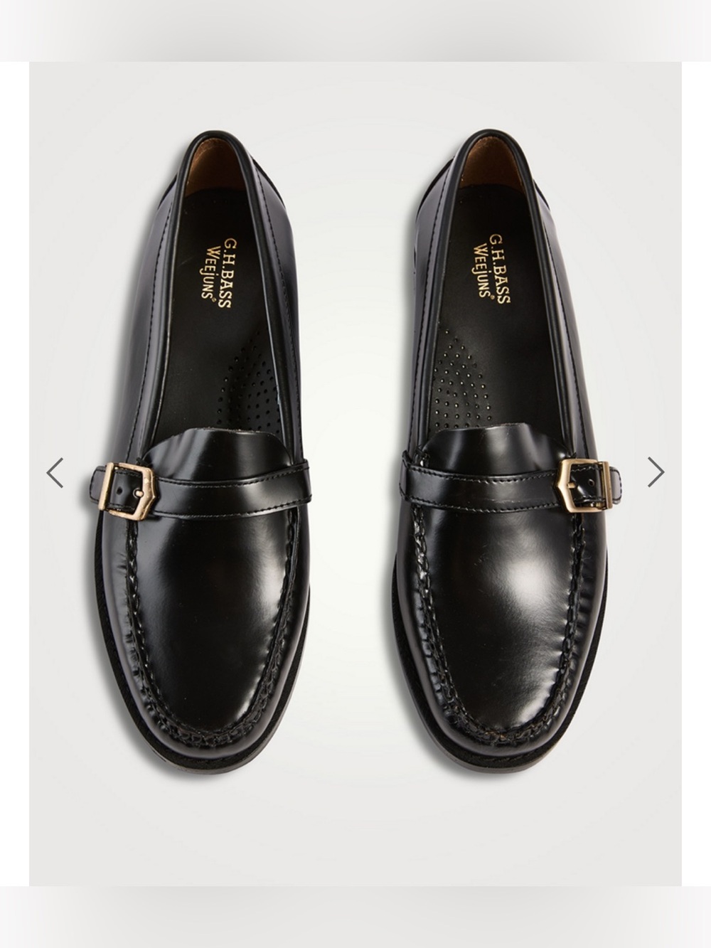 G.H. Bass | Avery WEEJUNS Leather Loafers in Black